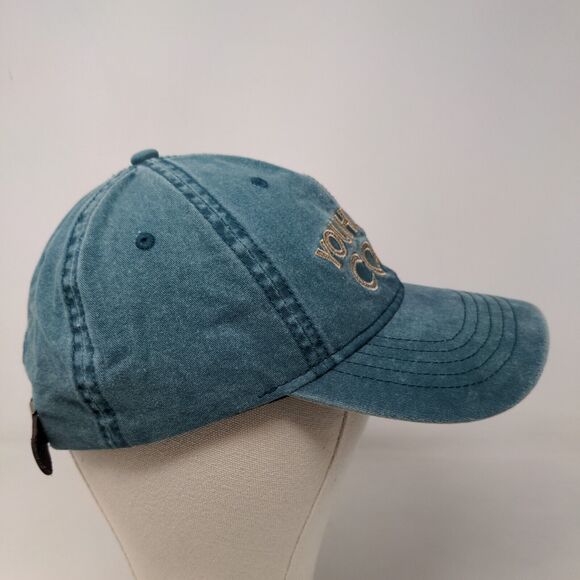 Unbranded Men's Slideback Hat Green Blue OSFM Embroidered You Had Me At Coffee - Picture 4 of 7
